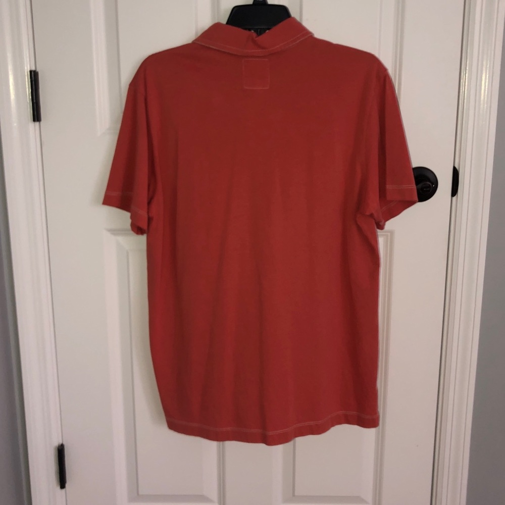 Salmon color men’s Billy Reid polo! - Picture 3 of 4